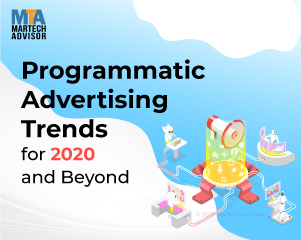 An infographic on top 12 trends that will define and disrupt programmatic adtech in 2020 and the years to come